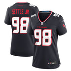 Tim Settle Jr. Houston Texans Nike Women's Team Game Jersey -  Navy