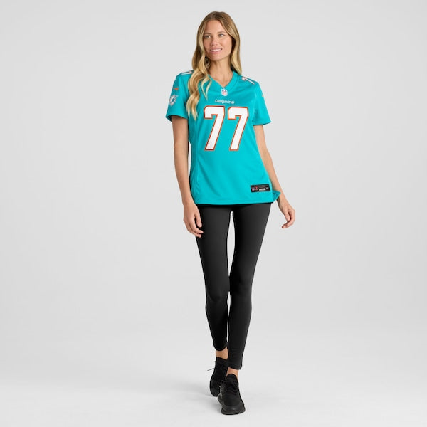 Isaiah Wynn Miami Dolphins Nike Women's  Game Jersey -  Aqua