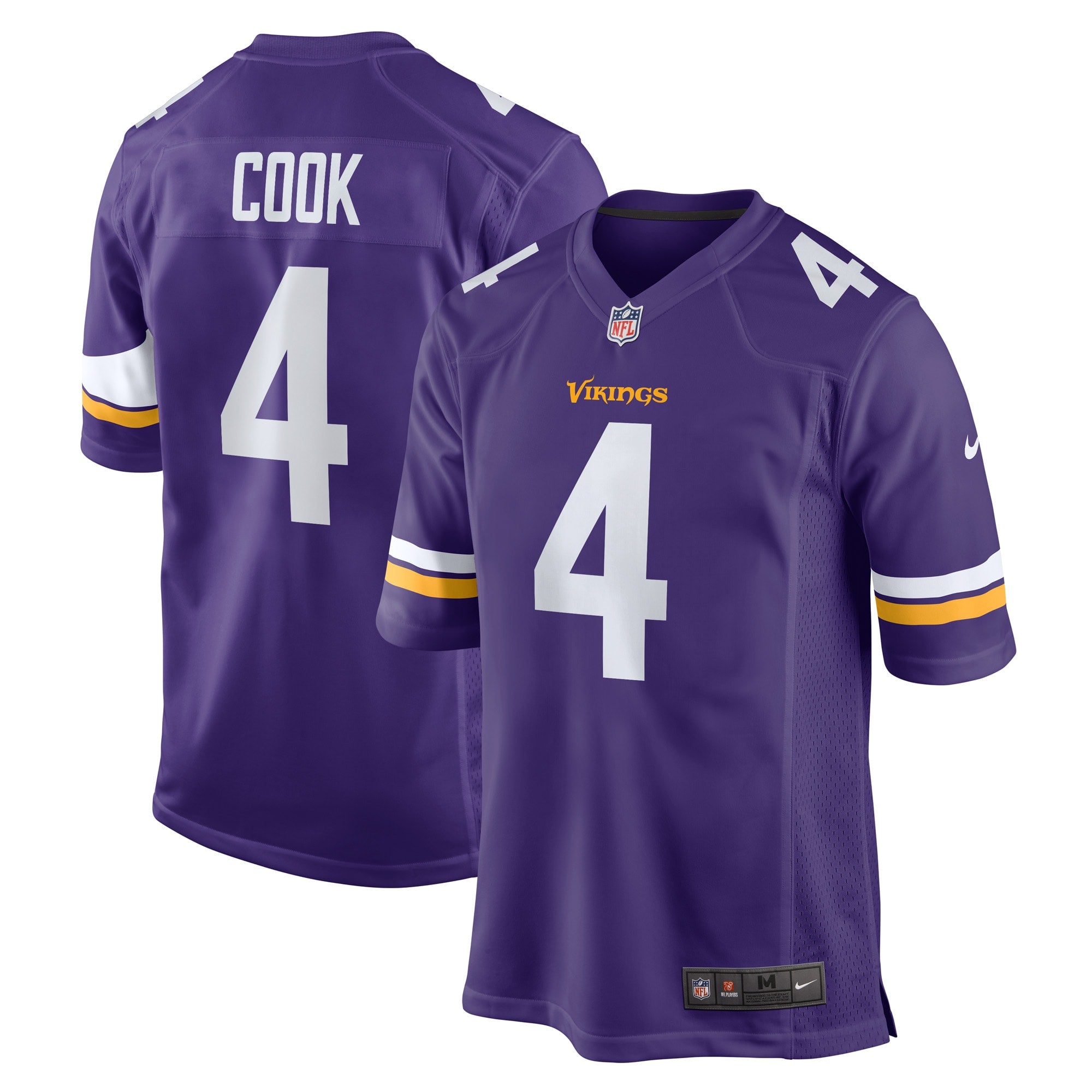 Dalvin Cook Minnesota Vikings Nike Game Jersey - White/Purple