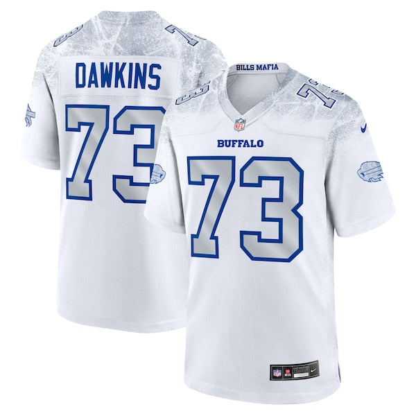 Dion Dawkins Buffalo Bills Nike 2025 Rivalries Collection Game Jersey - White