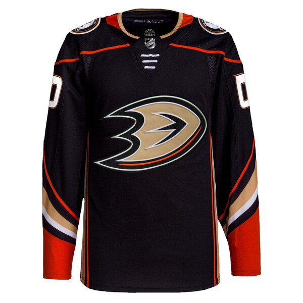 Anaheim Ducks adidas  Home  Primegreen Authentic Custom Jersey - Black