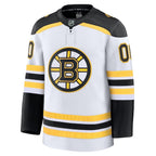 Boston Bruins  Away Premium Custom Jersey - White/Black