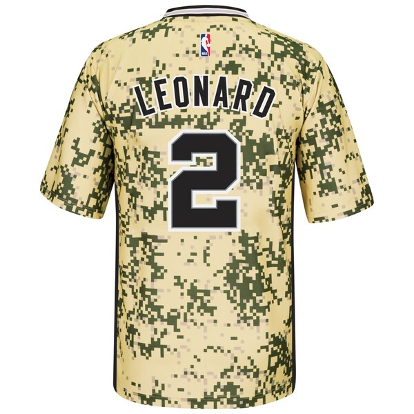 Kawhi Leonard San Antonio Spurs adidas Pride Replica Jersey - Camo