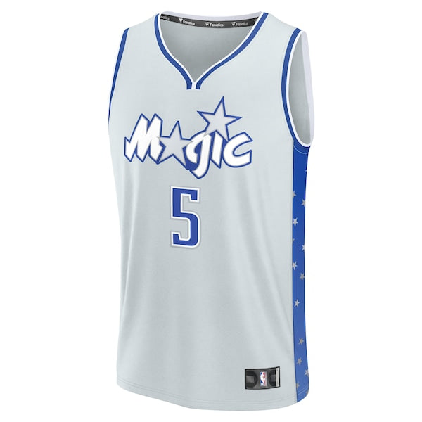 Paolo Banchero Orlando Magic  Youth 2025/26 City Edition Fast Break Jersey - Silver