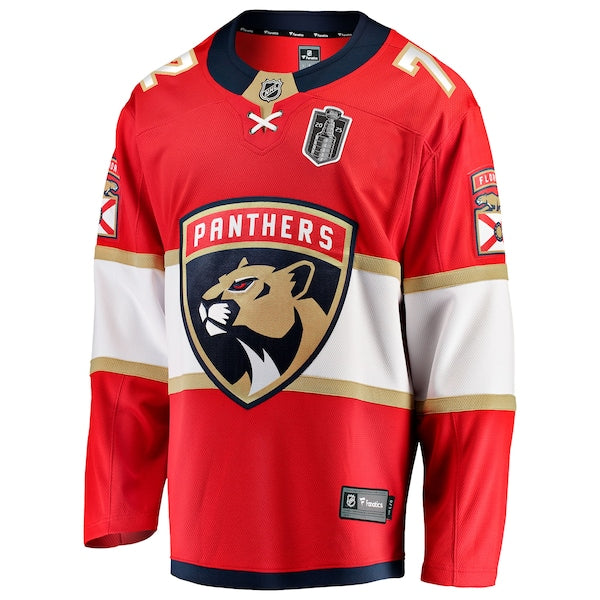 Sergei Bobrovsky Florida Panthers  2025 Stanley Cup Final Home Breakaway Player Jersey - Red