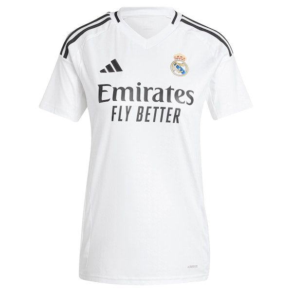Los Merengues adidas Women's 2024/25 Home Replica Custom Jersey - White