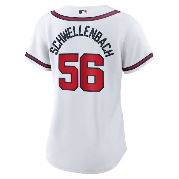 Spencer Schwellenbach Atlanta Braves Nike Women's Home Replica Jersey - White