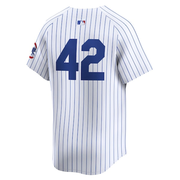 Chicago Cubs Nike 2024 Jackie Robinson Day Home Limited Jersey – White
