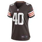 Matthew Adams Cleveland Browns Nike Women's Nike Women's Team Color Jersey - Brown