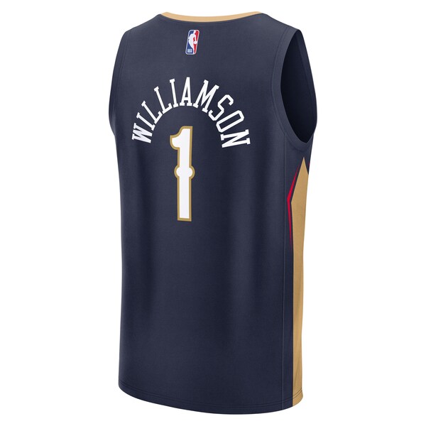 Zion Williamson New Orleans Pelicans  Fast Break Replica Player Jersey - Icon Edition - Navy