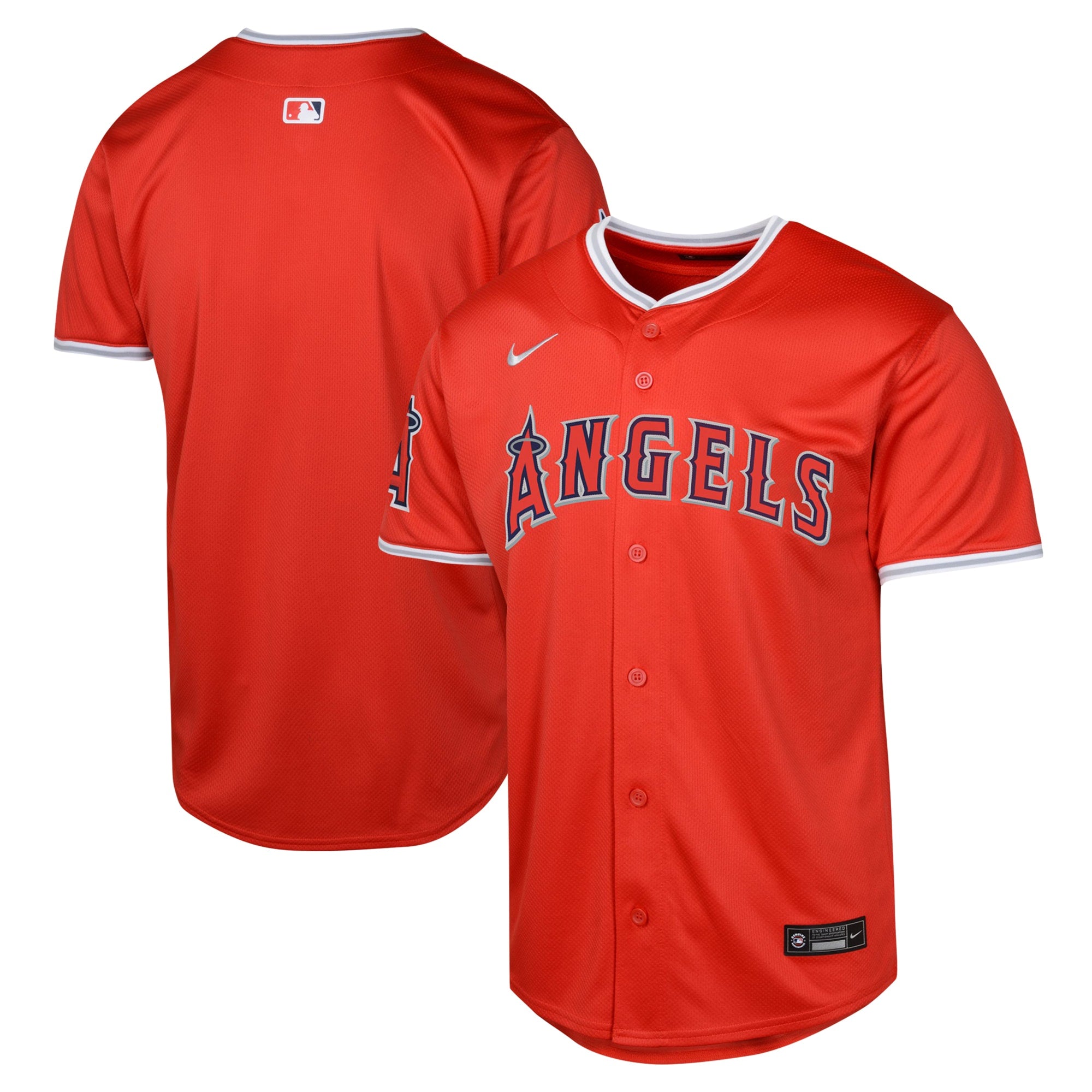 Los Angeles Angels Youth Alternate 2 Limited Jersey - White/Red