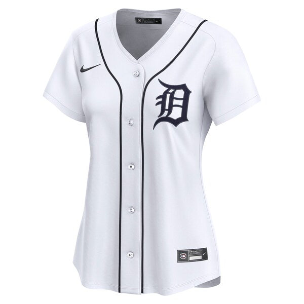 Detroit Tigers Nike Women's Home Limited Custom Jersey - White