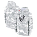 Chicago Bears Nike 2024 Salute to Service Club Fleece Pullover Hoodie - Arctic Camo