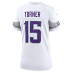 Dallas Turner Minnesota Vikings Nike Women's Alternate Game Player Jersey - White
