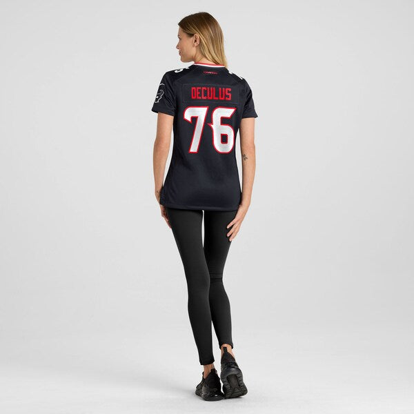 Austin Deculus Houston Texans Nike Women's Team Game Jersey -  Navy