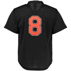 Cal Ripken Jr. Baltimore Orioles Cooperstown Mesh Batting Practice Jersey - Black