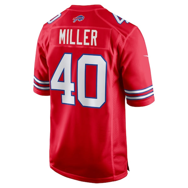 Von Miller Buffalo Bills Nike Alternate Game Jersey - Red/Royal