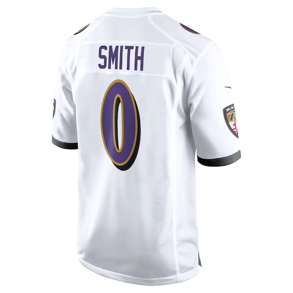 Roquan Smith Baltimore Ravens Nike  Game Jersey - White/Black/Purple