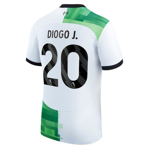 Diogo Jota Liverpool Nike 2023/24 Away Replica Player Jersey - White/Red