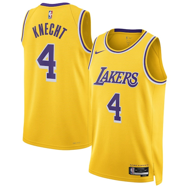 Dalton Knecht Los Angeles Lakers Nike Unisex Swingman Jersey - Gold