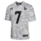 C.J. Stroud Houston Texans Nike Youth 2024 Salute to Service Game Jersey - Arctic Camo
