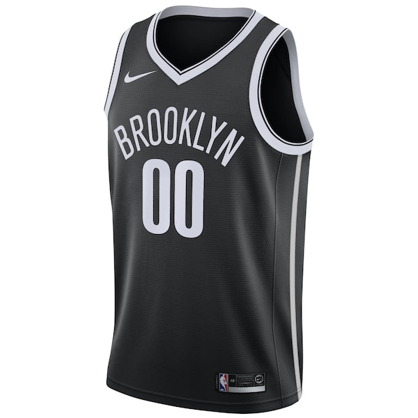 Brooklyn Nets Nike Swingman Custom Jersey Black - Icon Edition