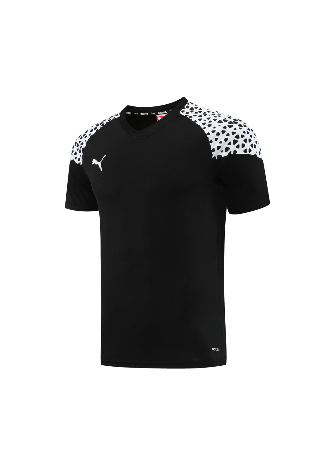 Puma Short Sleeve Training Jersey Set-PD02- Black/White