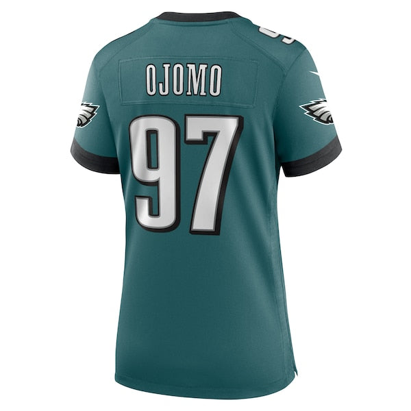 Moro Ojomo Philadelphia Eagles Nike Women's Team Game Jersey - Midnight Green