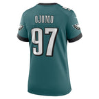Moro Ojomo Philadelphia Eagles Nike Women's Team Game Jersey - Midnight Green
