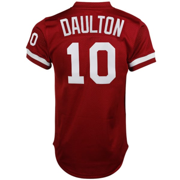 Darren Daulton Philadelphia Phillies Cooperstown Mesh Batting Practice Jersey - Red
