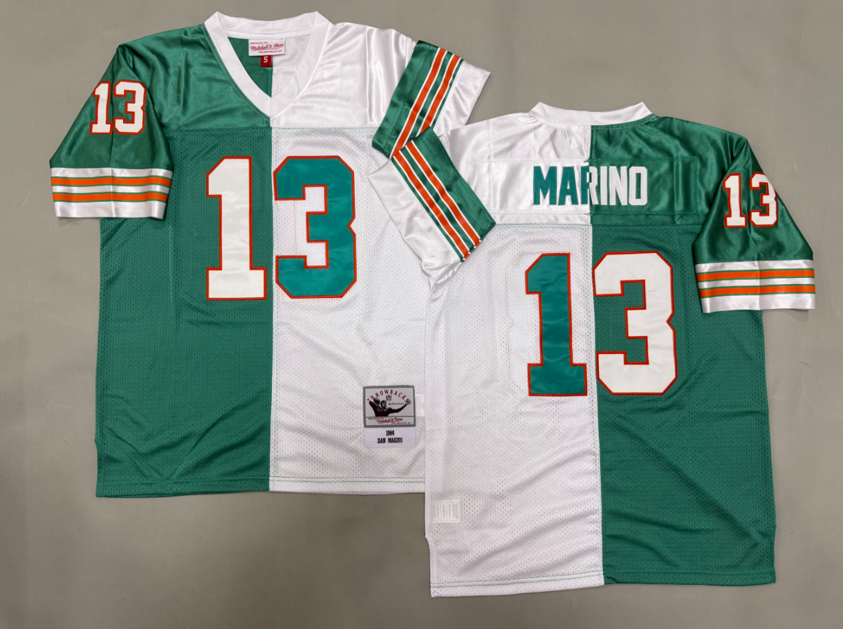 Dan Marino Miami Dolphins Authentic Split Throwback Retired Player Jersey