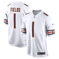 Justin Fields Chicago Bears Nike Player Game Jersey - White/Orange