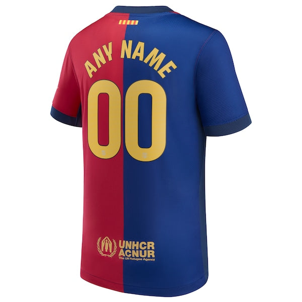Barcelona Nike Youth 2024/25 Home Replica Custom Jersey - Royal