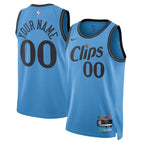 LA Clippers Nike Unisex 2024/25 Custom Swingman Jersey - City Edition - Light Blue