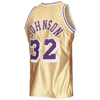 Magic Johnson Los Angeles Lakers 75th Anniversary 1984/85 Hardwood Classics Swingman Jersey - Gold