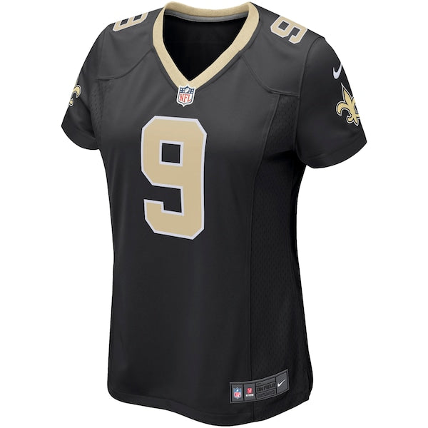 Drew Brees New Orleans Saints Nike Women's Game Player Jersey - Black/White