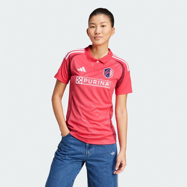 St. Louis City SC adidas Women's 2025 Forever CITY Red Replica Jersey - Red