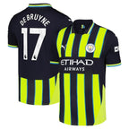Kevin De Bruyne Manchester City Puma 2024/25 Away Replica Player Jersey - Navy