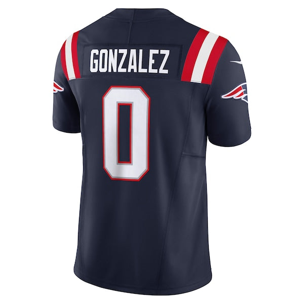 Christian Gonzalez New England Patriots Nike Vapor F.U.S.E. Limited Jersey - Navy