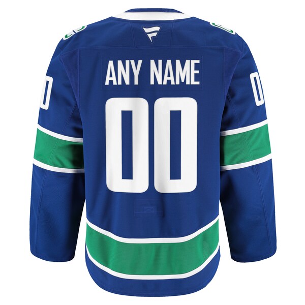 Vancouver Canucks  Home Authentic Pro Custom Jersey - Blue