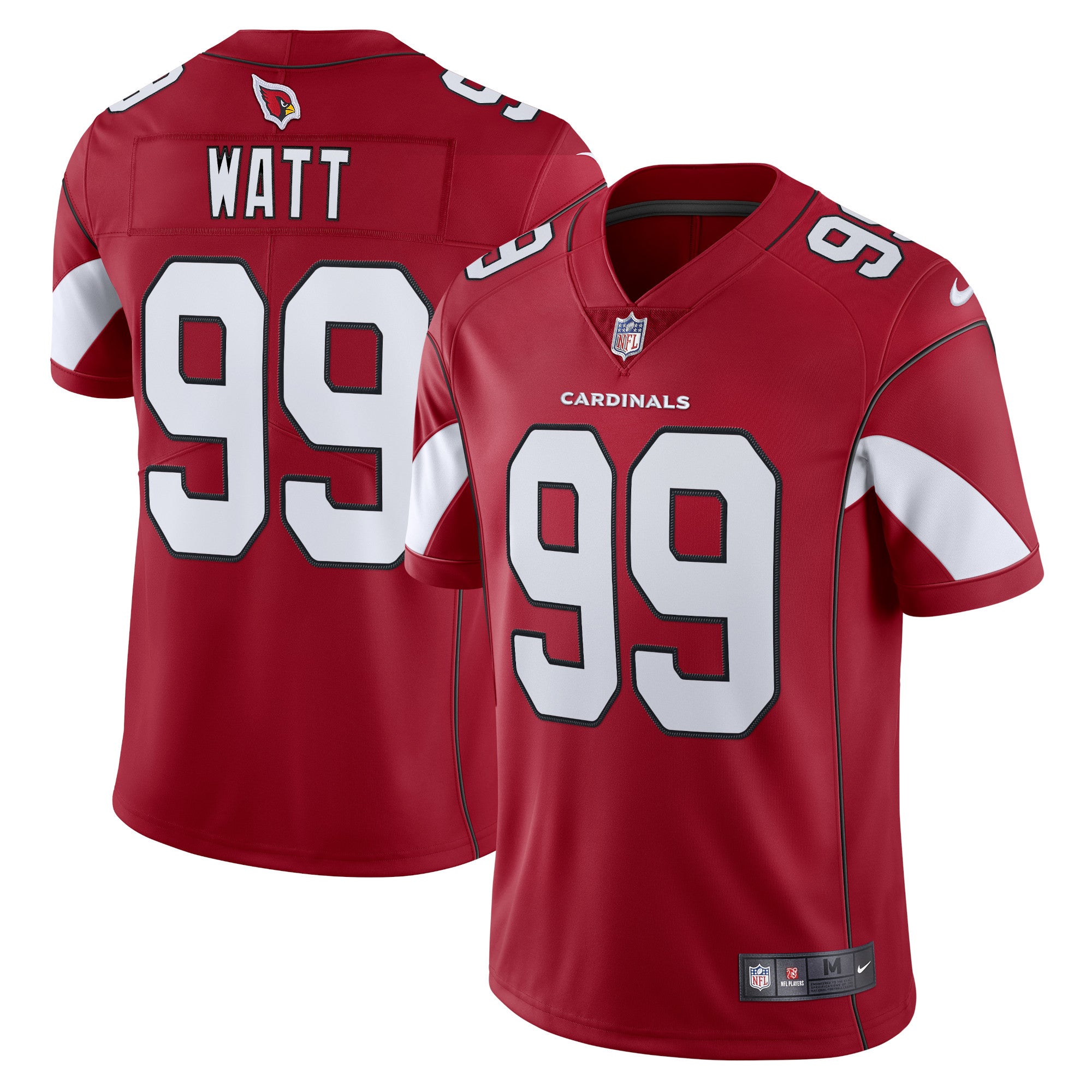 J.J. Watt Arizona Cardinals Nike Vapor Limited Jersey - Black/Cardinal