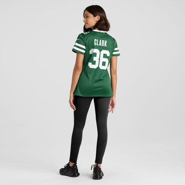 Chuck Clark New York Jets Nike Women's Team Game Jersey - Legacy Green