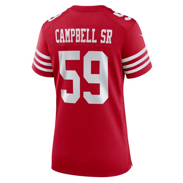 De'Vondre Campbell San Francisco 49ers Nike Women's  Game Jersey -  Scarlet