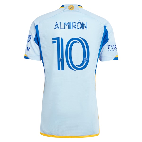 Miguel Almiron Atlanta United FC adidas 2024 The Resurgens Kit Authentic Player Jersey - Light Blue