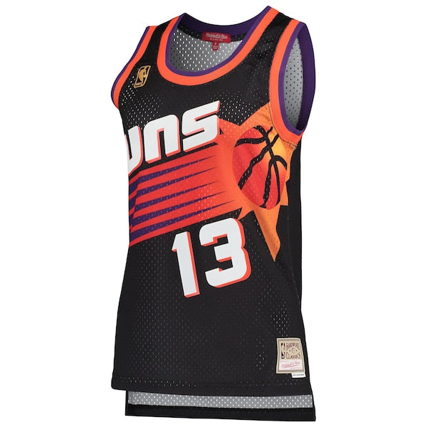 Steve Nash Phoenix Suns Women's  Hardwood Classics Swingman Jersey - Black