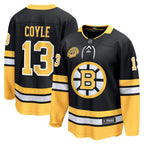 Charlie Coyle Boston Bruins  100th Anniversary Premier Breakaway Player Jersey - Black