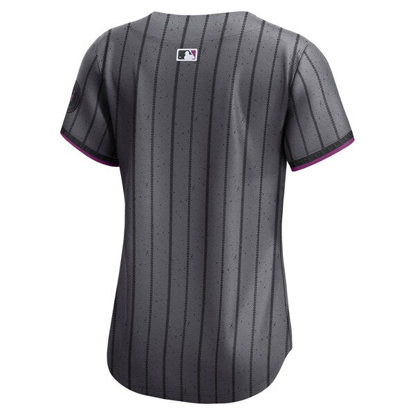 New York Mets Nike Women's City Connect Limited Jersey - Gray