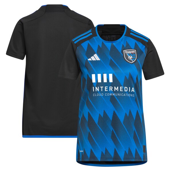 San Jose Earthquakes adidas Women's 2024 Active Fault Jersey Replica Jersey - Blue