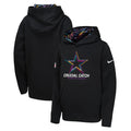 Dallas Cowboys Nike Youth 2024 NFL Crucial Catch Pullover Hoodie - Black