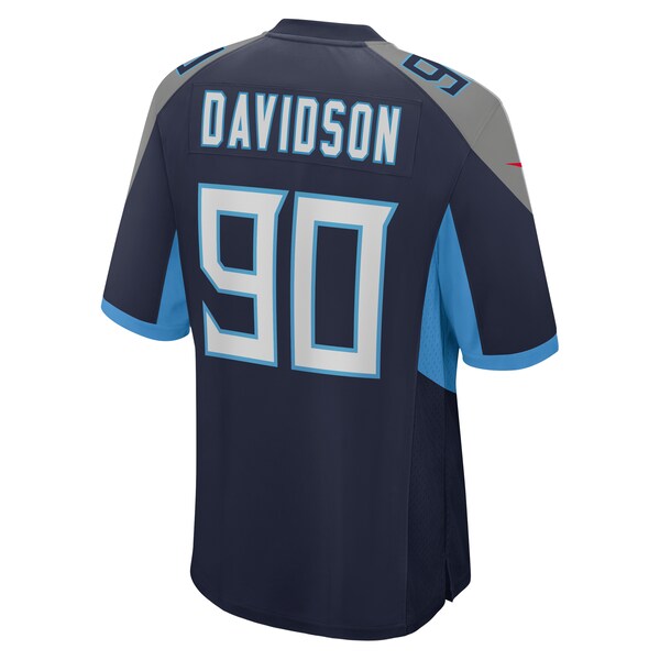 Marlon Davidson Tennessee Titans Nike  Game Jersey -  Navy